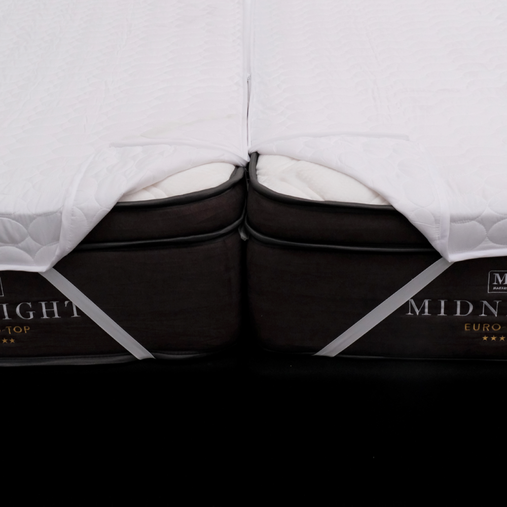 Quilted Mattress Protector - DreamGreen Corner Strap Split & Zip (Super King)