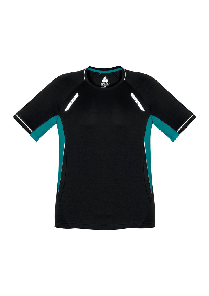 Renegade Mens Short Sleeve Tee - Black/Teal/Silver