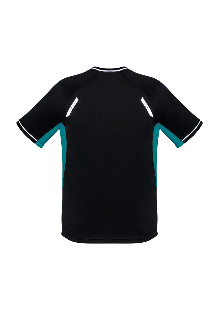 Renegade Mens Short Sleeve Tee - Black/Teal/Silver