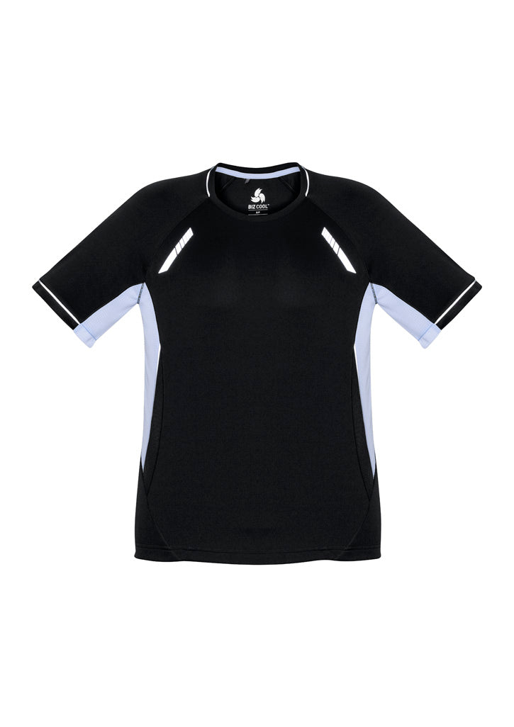 Renegade Mens Short Sleeve Tee - Black/White/Silver