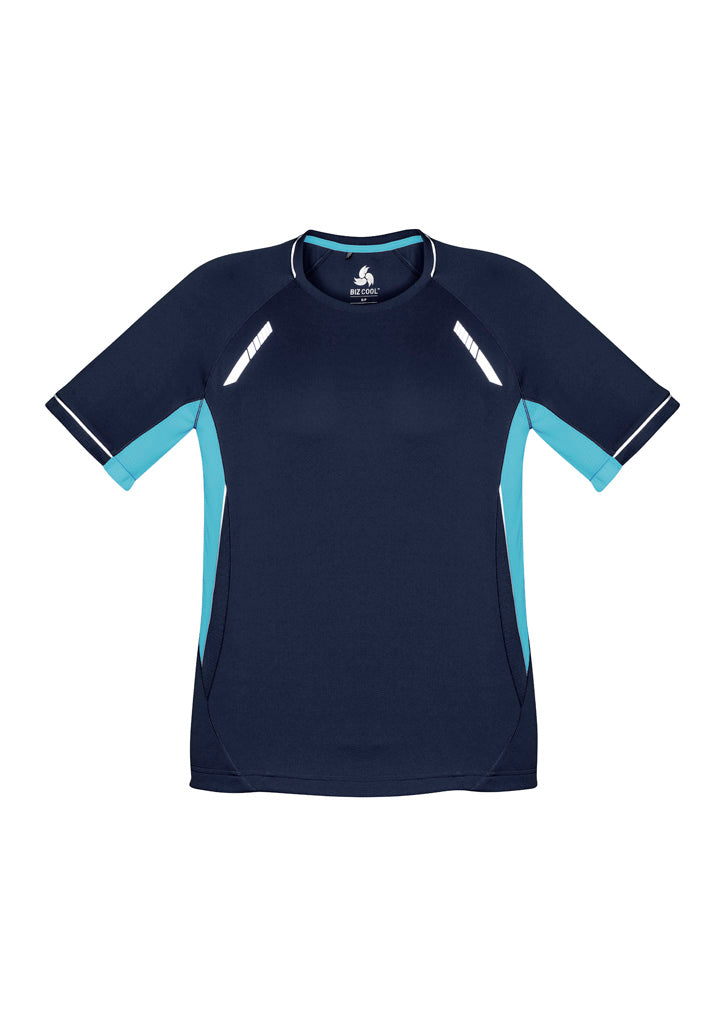 Renegade Mens Short Sleeve Tee - Navy/Sky/Silver