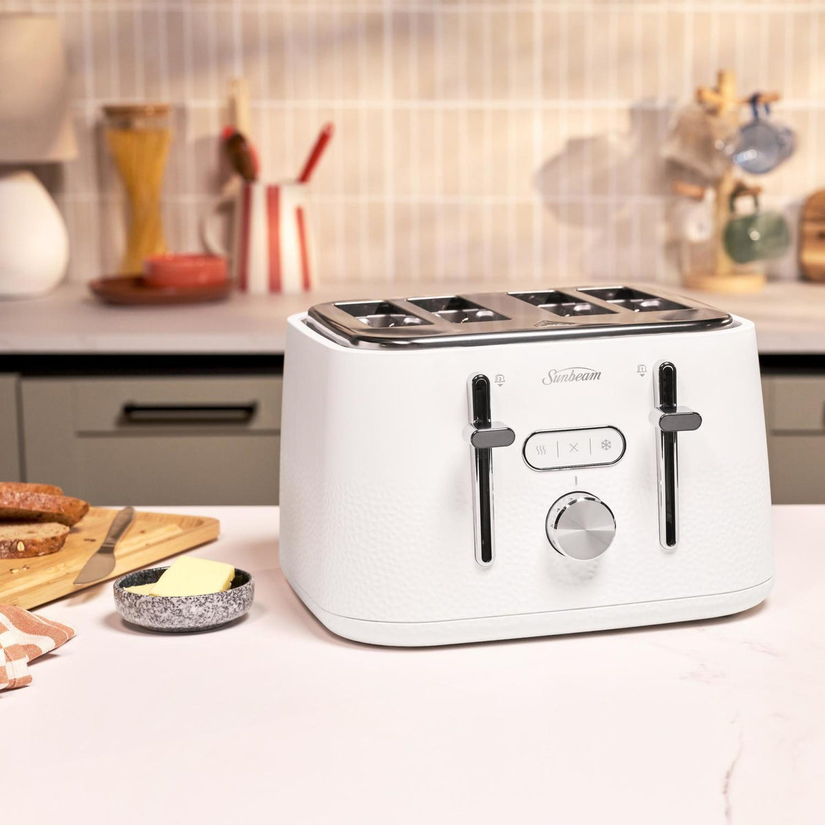4 SLICE TOASTER - FREYA COLLECTION (WHITE)