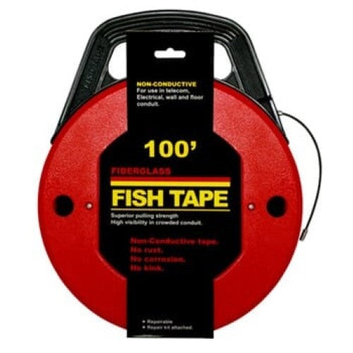 Sam Rock 0315FAH Fish Tape Fibreglass 45metre (With winder case)