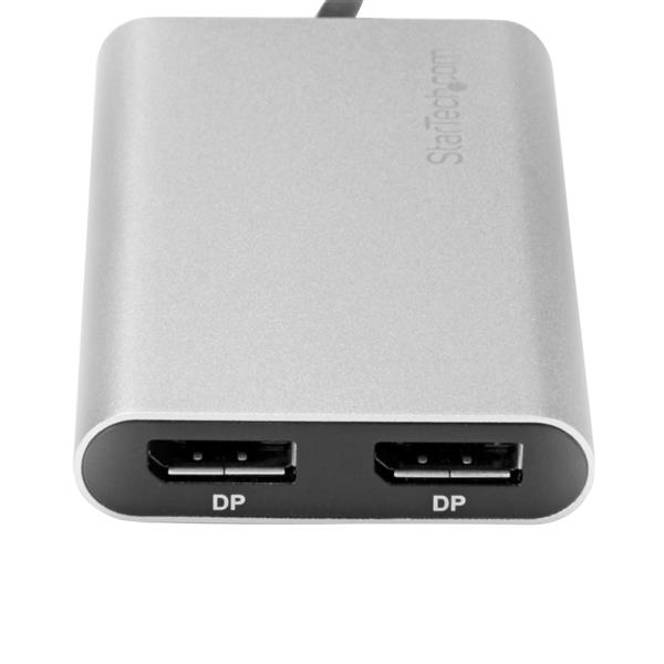 Thunderbolt 3 to Dual DisplayPort Adapter - 4K 60Hz - Mac and Windows Compatible