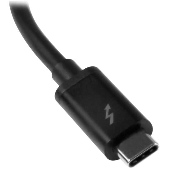 Thunderbolt 3 to Thunderbolt Adapter for seamless connectivity between older peripherals and new devices, supporting up to 20Gbps.