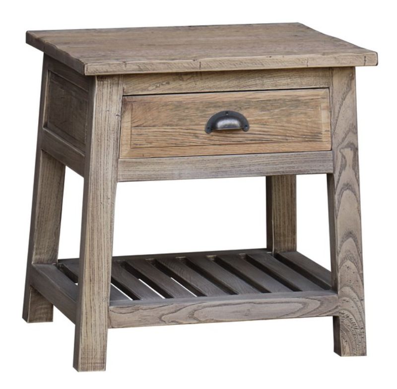 Side Table - Reclaimed Oak Natural (55.5cm)