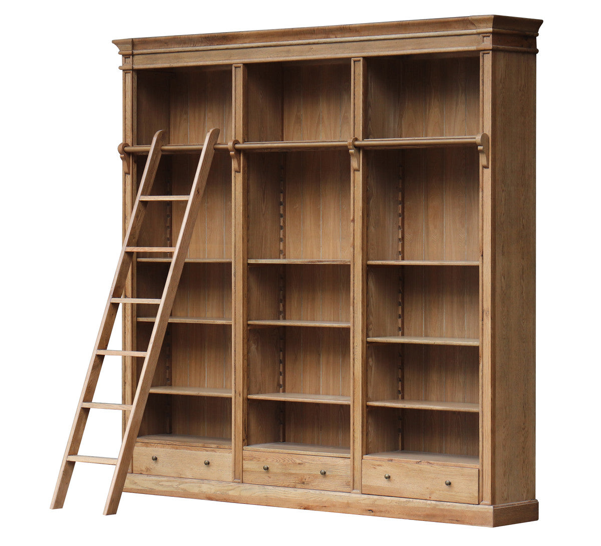 Bookcase W / Adjustable Shelves - Xl Oak