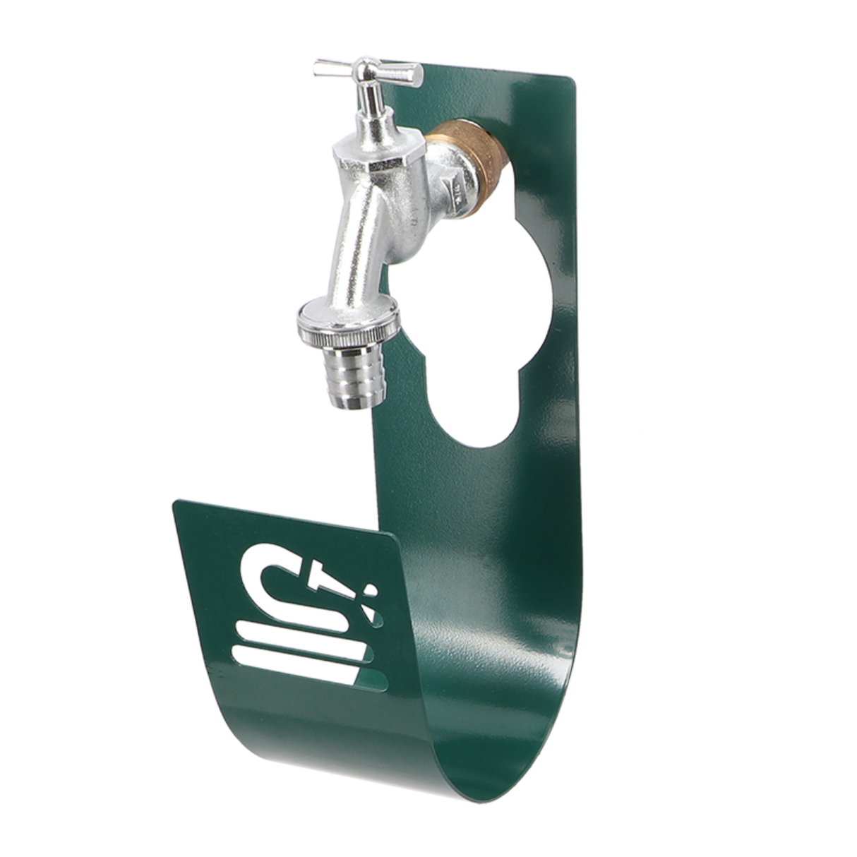 Hose Holder Tap - Green ( 9 x 13 x 25cm)