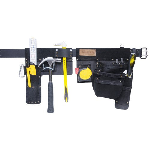 Taurus Leather Heavy Duty Hipster Split Apron L/H Black