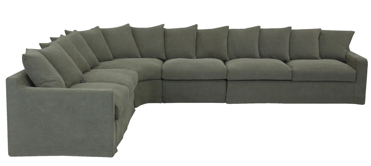 LEFT 2 SEATER - LUCCA OLIVE (1.67m x 73cm x 67cm)