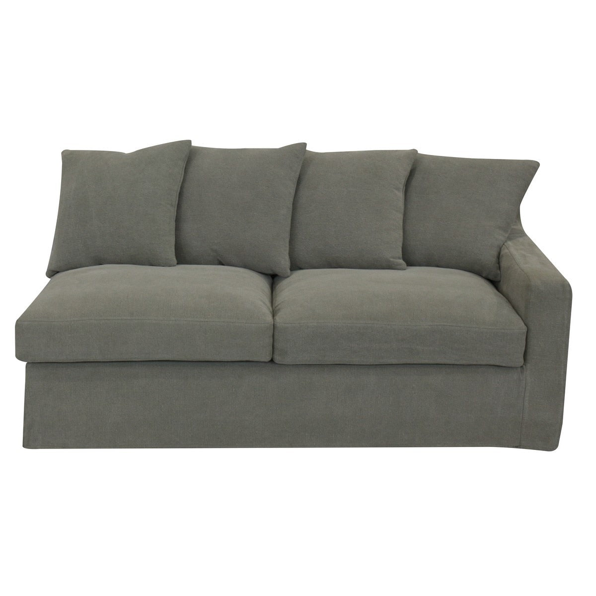 RIGHT 2 SEATER - LUCCA OLIVE (1.67m x 73cm x 67cm)