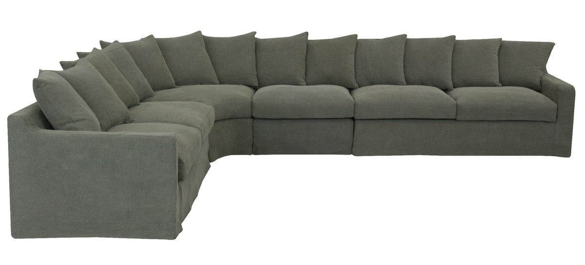 LUCCA 1 SEATER  - OLIVE (76 x 73 x 67cm)
