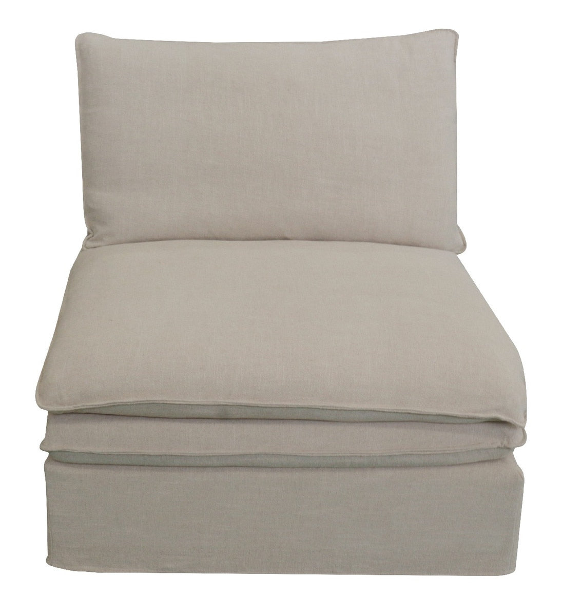 1 SEATER - CALAIS  OATMEAL (87 x 95 x 90cm)