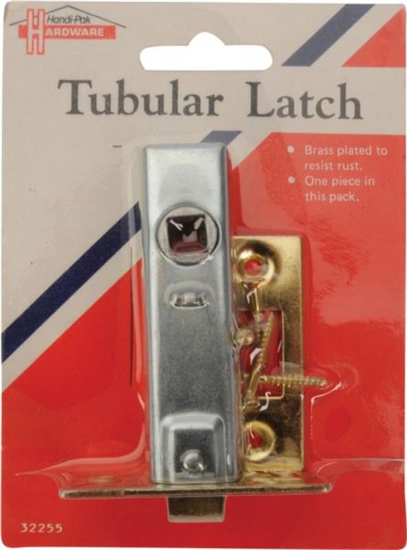 TUBULAR LATCH - HANDIPAK 32255 60MM P/B