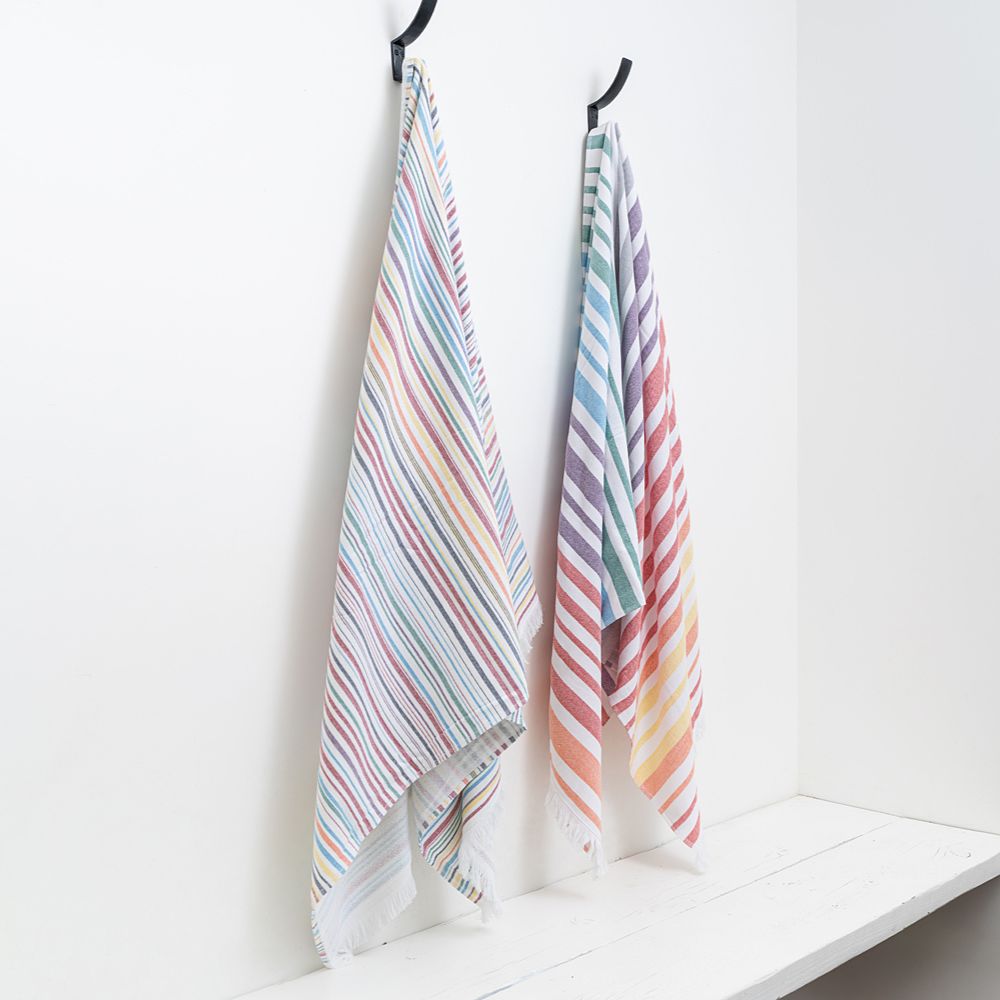 Baksana - Beach Towel - Hahei Peshtemal - Wide Stripes