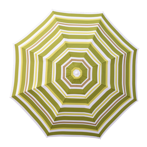 Parasol Umbrella - Striped Green (180 x 120cm)