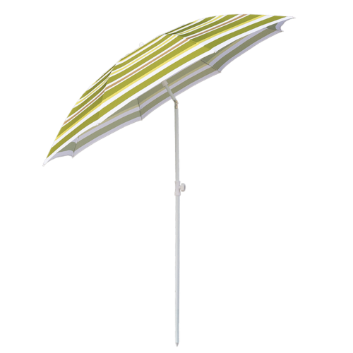Parasol Umbrella - Striped Green (180 x 120cm)