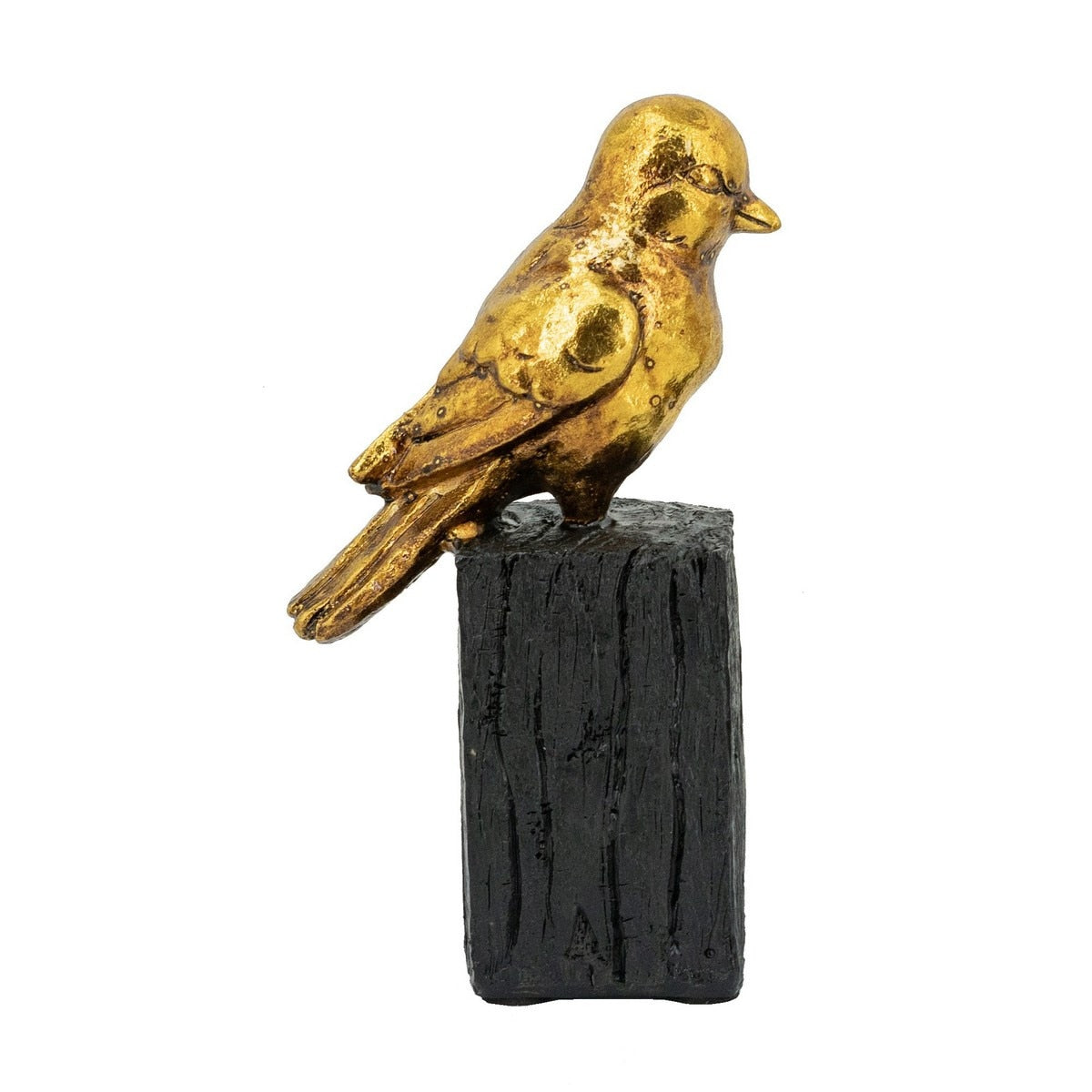 Ornament - BIRD ON STAND (10.5 x 6 x 19cm)