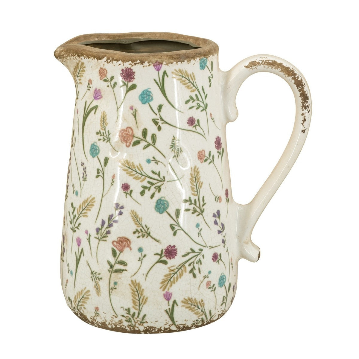 FLOWER PITCHER VASE (20.5 x 14.5 x 23cm)