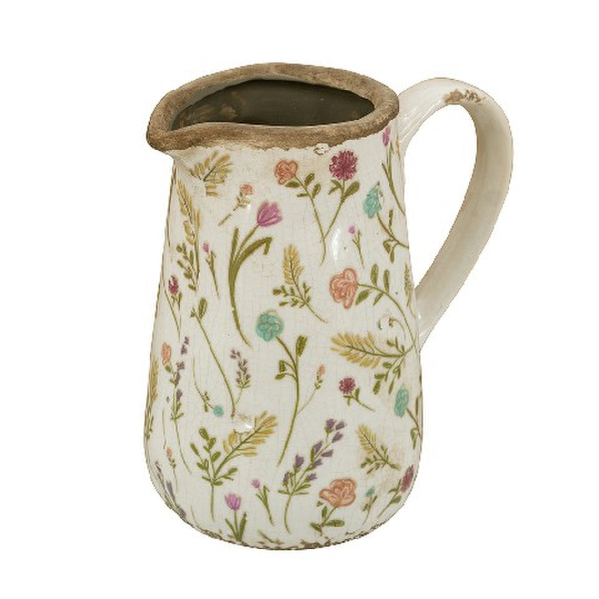 FLOWER PITCHER VASE (16 x 11.5 x 18cm)