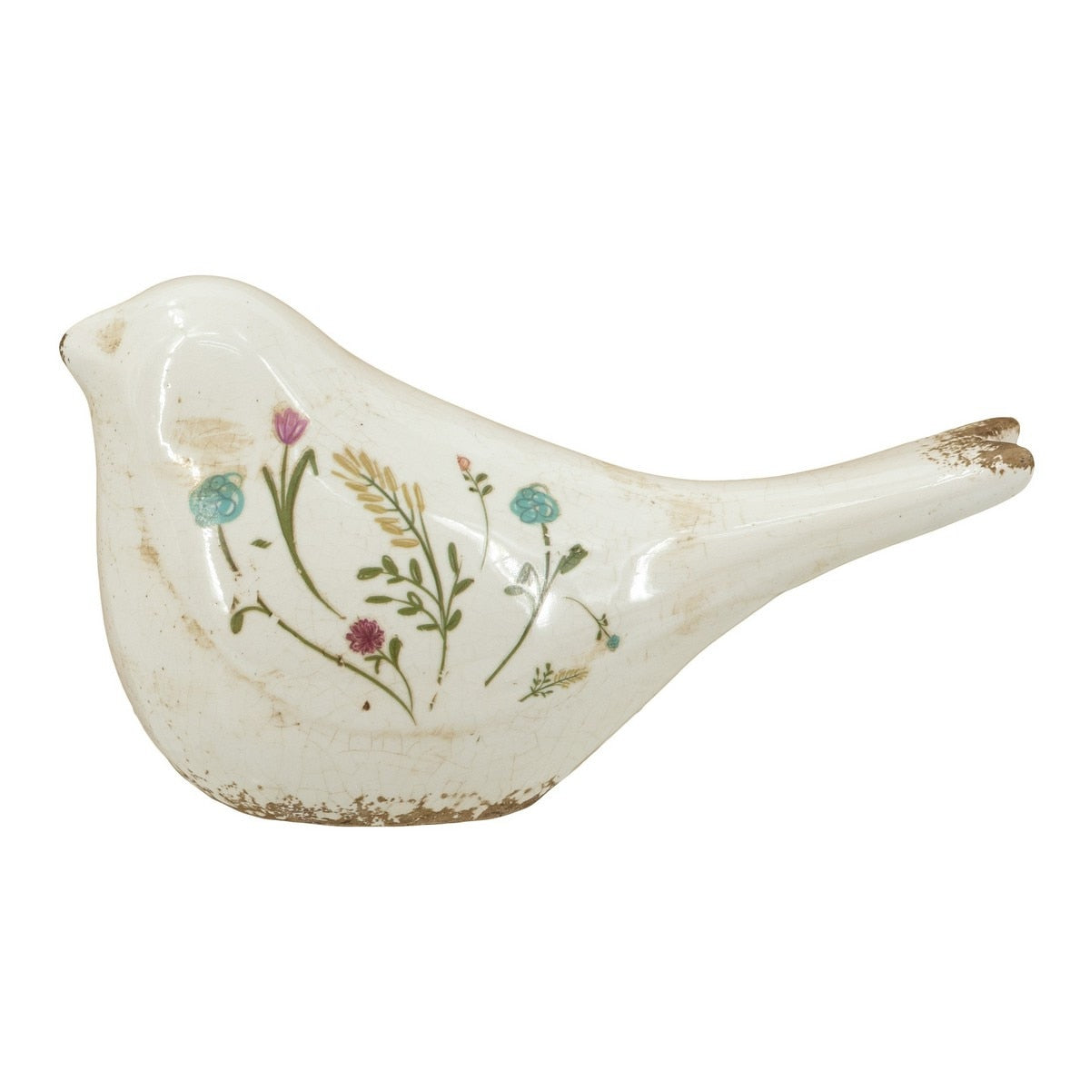 Ornament - FLOWER BIRD (20.5 x 9 x 11.5cm)