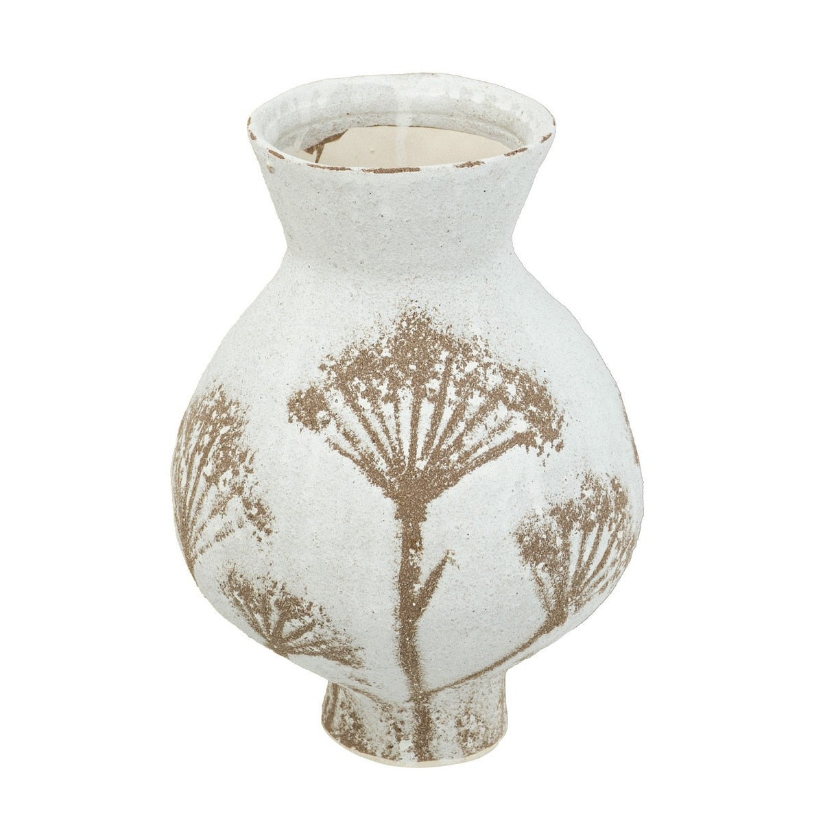 Ceramic VASE - Cream/Natural (20 x 20 x 28.5cm)