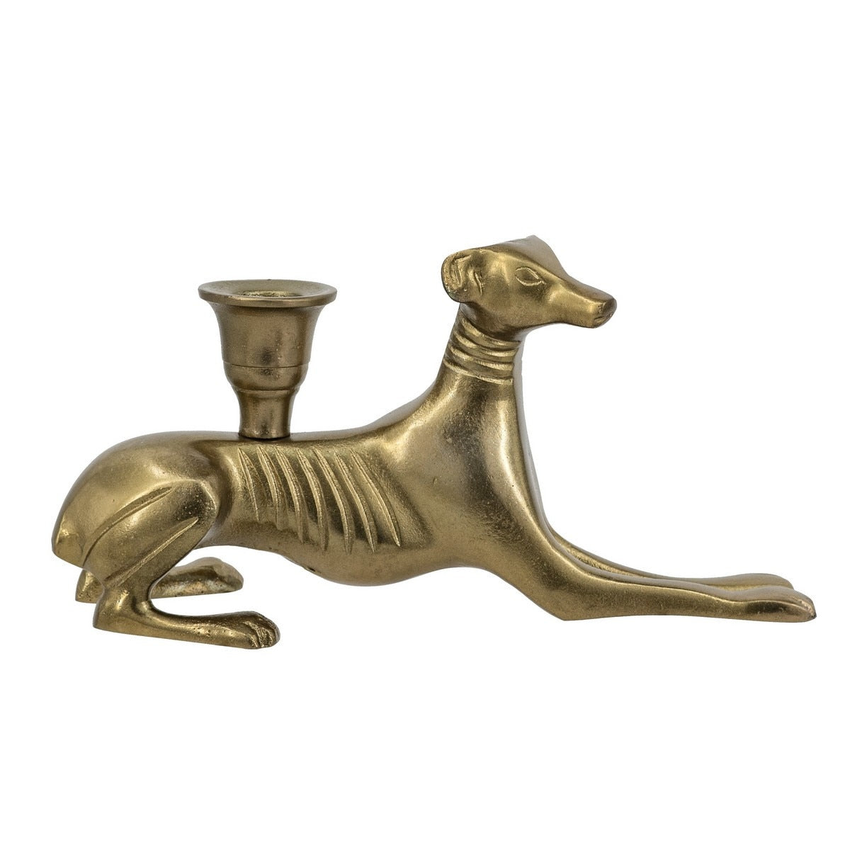 TAPER HOLDER - DOG Gold (23 x 8.3 x 13cm)