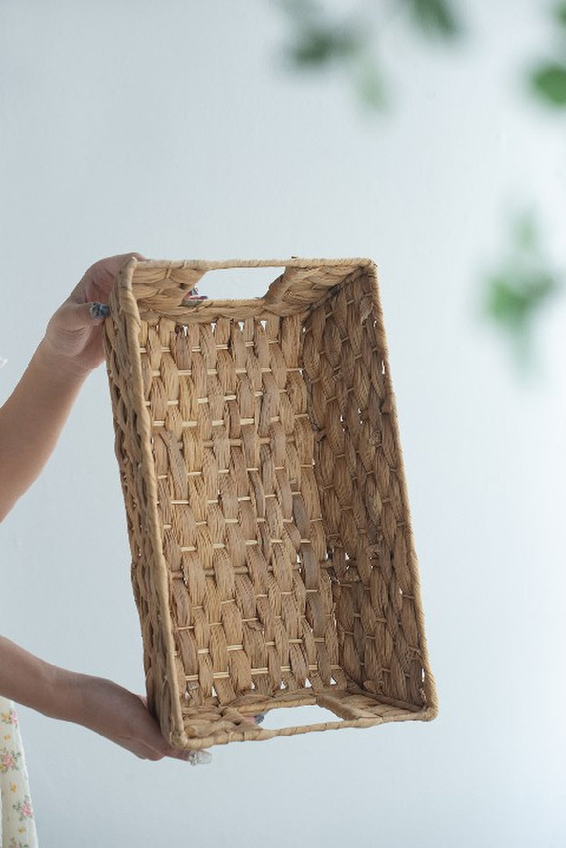 TRAYS - WATER HYACINTH Natural (SET of 3)