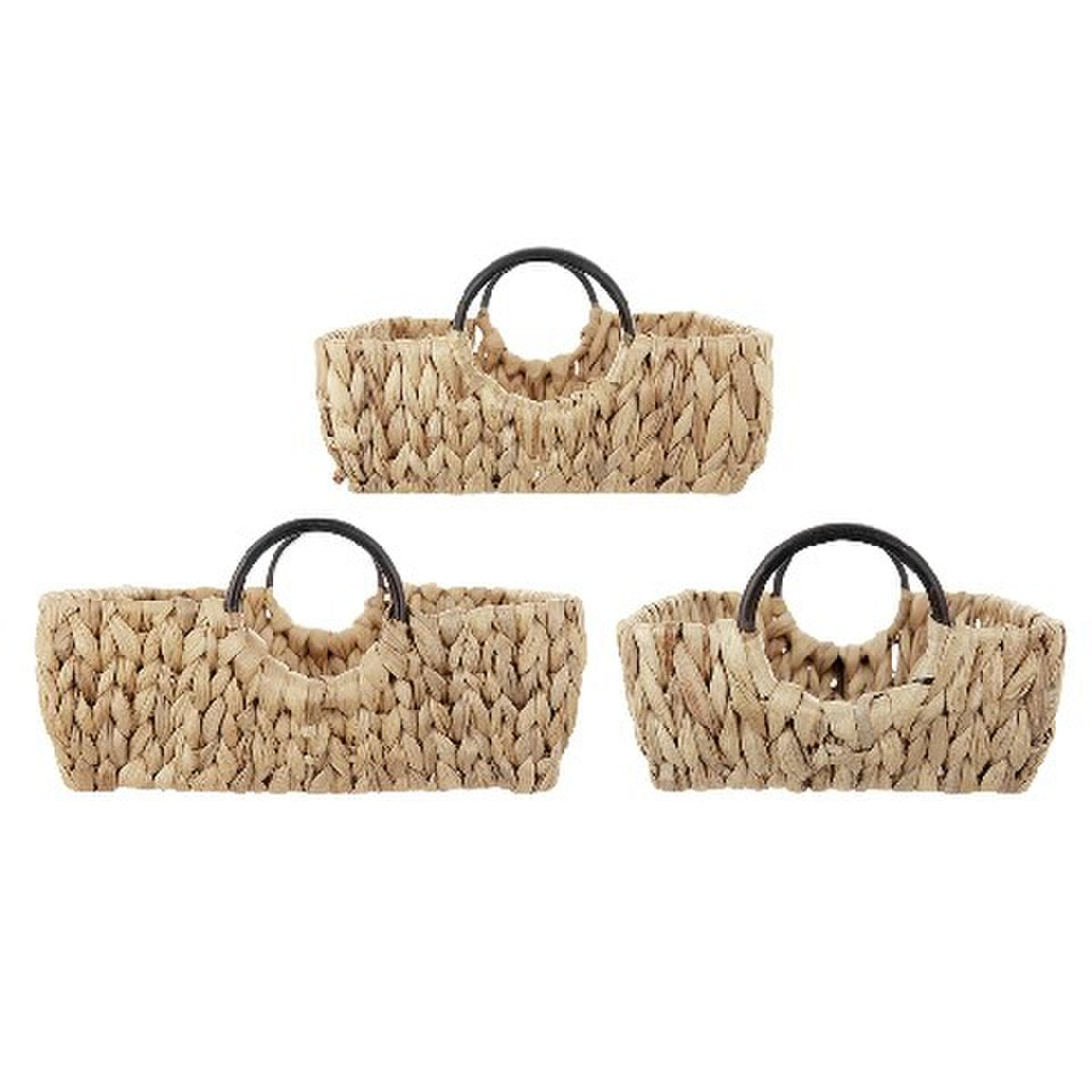 TRAYS - WATER HYACINTH Natural (SET of 3) - 50cm