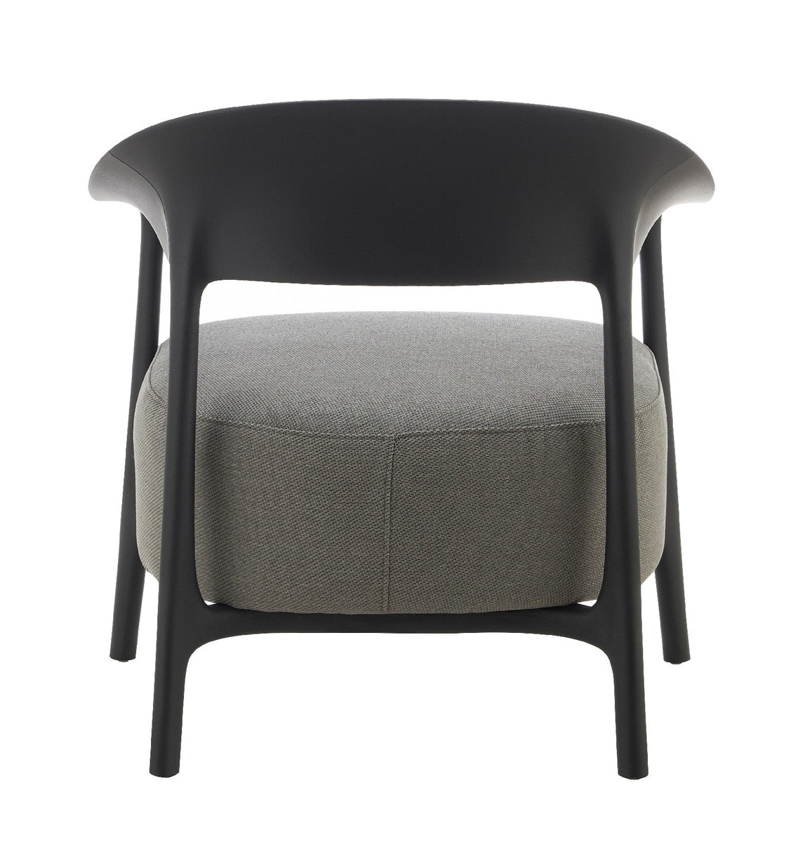 LOUNGE CHAIR W/OUTDOOR FABRIC - DRIFT BLACK PP FRAME/CHARCOAL OUTDOOR FABRIC