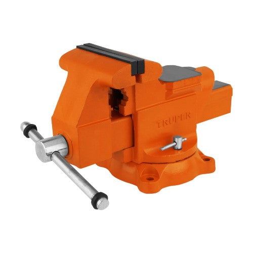 Truper Bench Vice Heavy Duty Swivel Base with Anvil 150mm