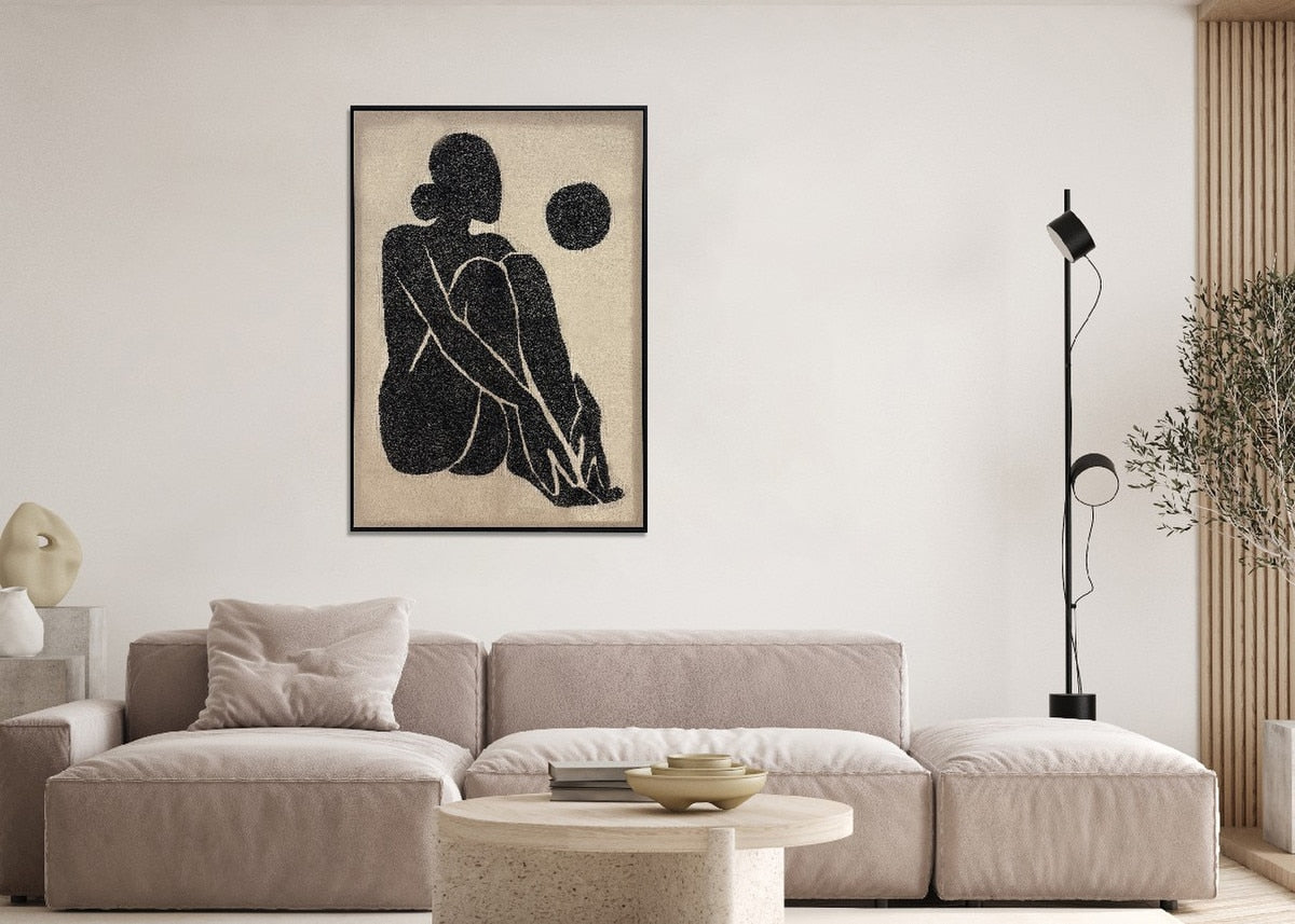 FRAMED CANVAS - Timeless 2 80% HANDPAINTING (80 x 1.2m)