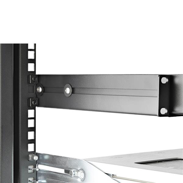 1U Server Rack Rails with Adjustable Mounting Depth - 4 post