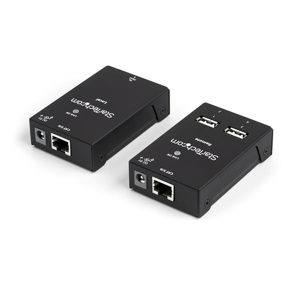 4 Port USB 2.0 Over  Cat5 or Cat6 Extender - up to 165ft (50m)