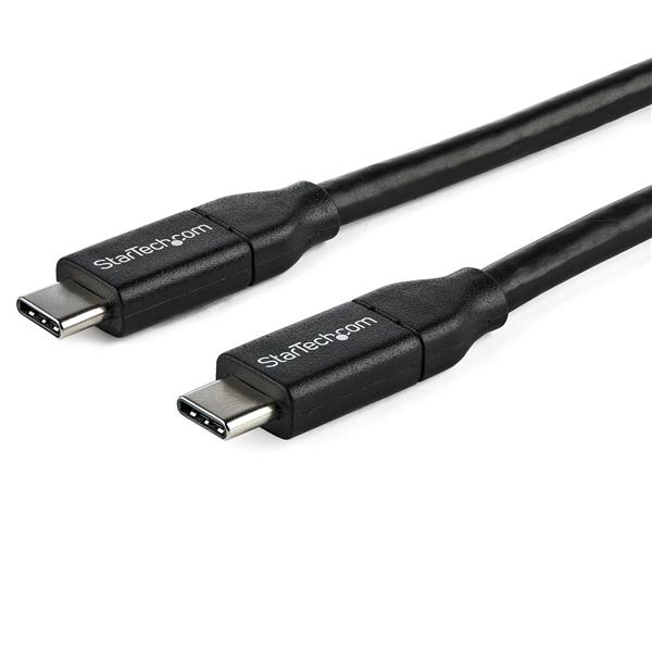 1m 3ft USB C to USB C Cable - 5A PD - USB 2.0 USB-IF Certified