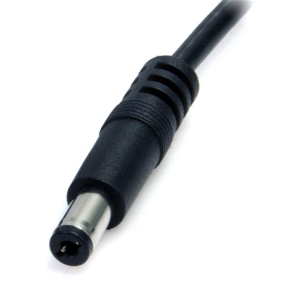 USB to 5.5mm power cable, 2m length, ideal for powering 5V devices like external hard drives and speakers.
