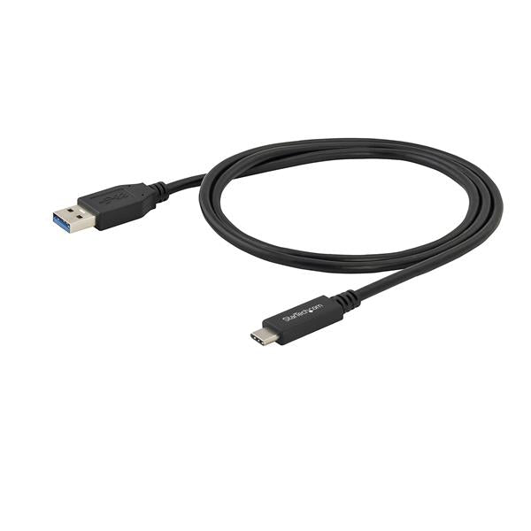 USB to USB-C cable, 3 ft long, enables fast charging and data transfer for USB 3.0 devices with durable design.