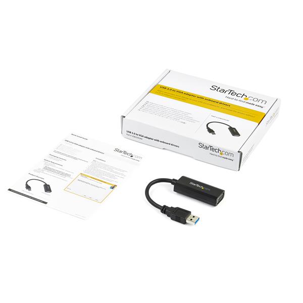 USB 3.0 to VGA Video Adapter - On-board Driver Installation - 1920x1200