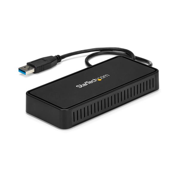 USB to Dual DisplayPort Mini Dock - GbE LAN - Dual 4K - TAA