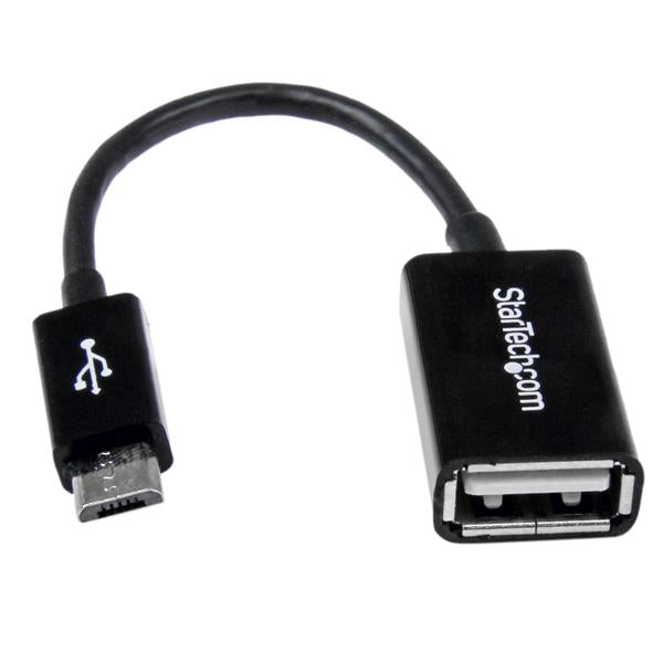 12cm (5in) Micro USB to USB OTG Host Adapter M/F
