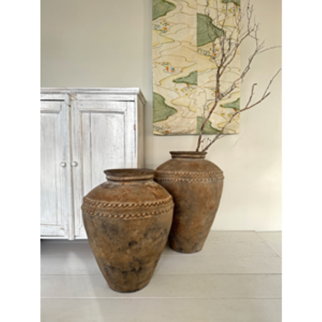 Lombok Urn - Antique Beaded Medium (40 x 50cm)