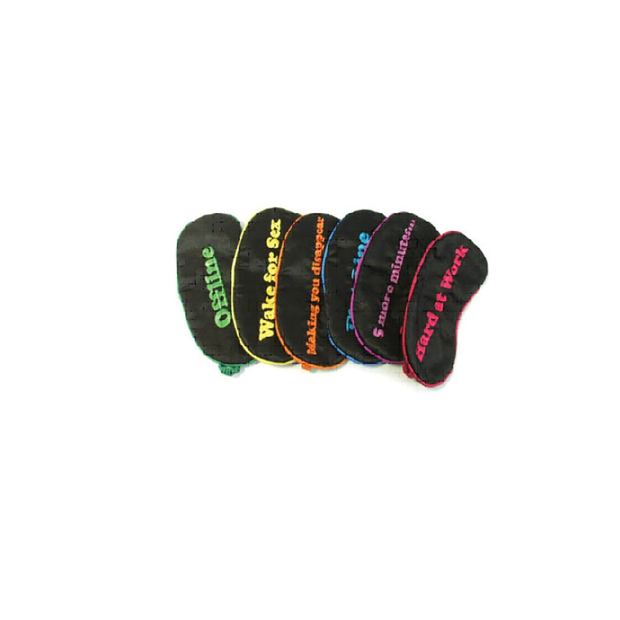 Eye Masks With Sayings Display - 24pcs