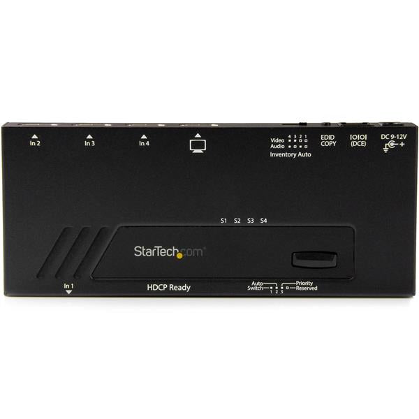 4-Port HDMI Automatic Video Switch - 4K with Fast Switching