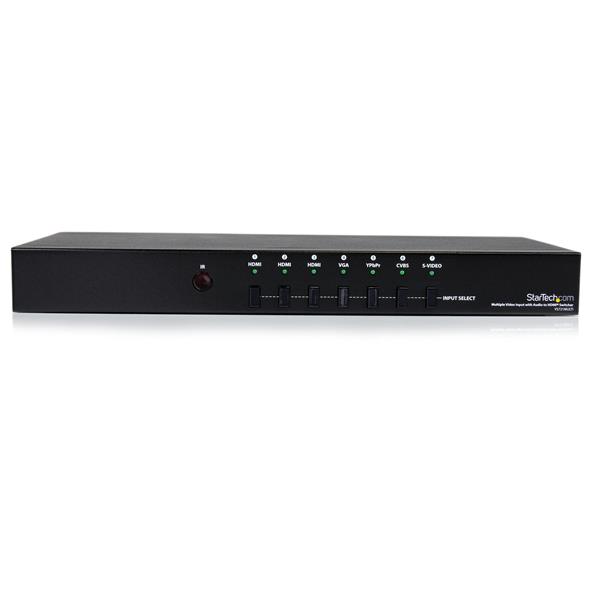 Multiple Video Input with Audio to HDMI Scaler Switcher - HDMI / VGA / Component