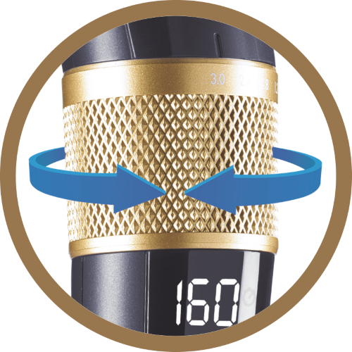 Xpert Hair Clipper by Conairman with Japanese steel blades, 10 comb guides, cordless use, and essential accessories included.