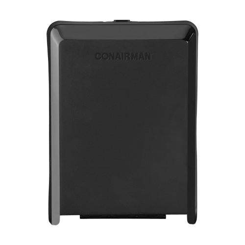 Xpert Hair Clipper by Conairman featuring Japanese steel blades, cord/cordless use, and 10 adjustable comb guides for precision grooming.