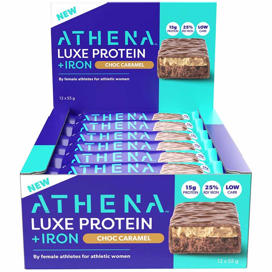 Athena Protein Bar Choc Caramel 55gm - Carton of 12
