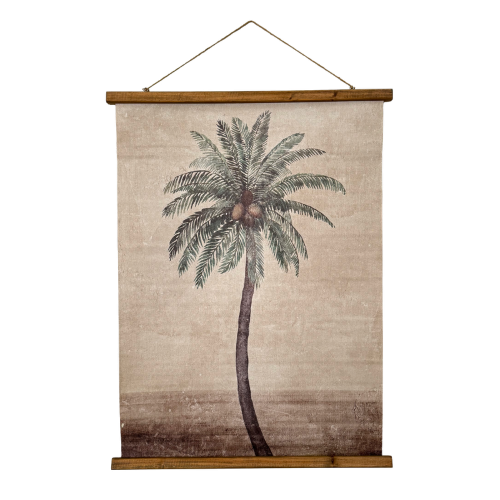 Vintage Print - Palm Scene 75 x 100cm (Set of 2)