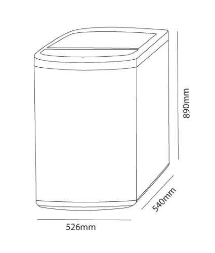 PARMCO - WASHING MACHINE - 6KG WHITE TOPLOAD