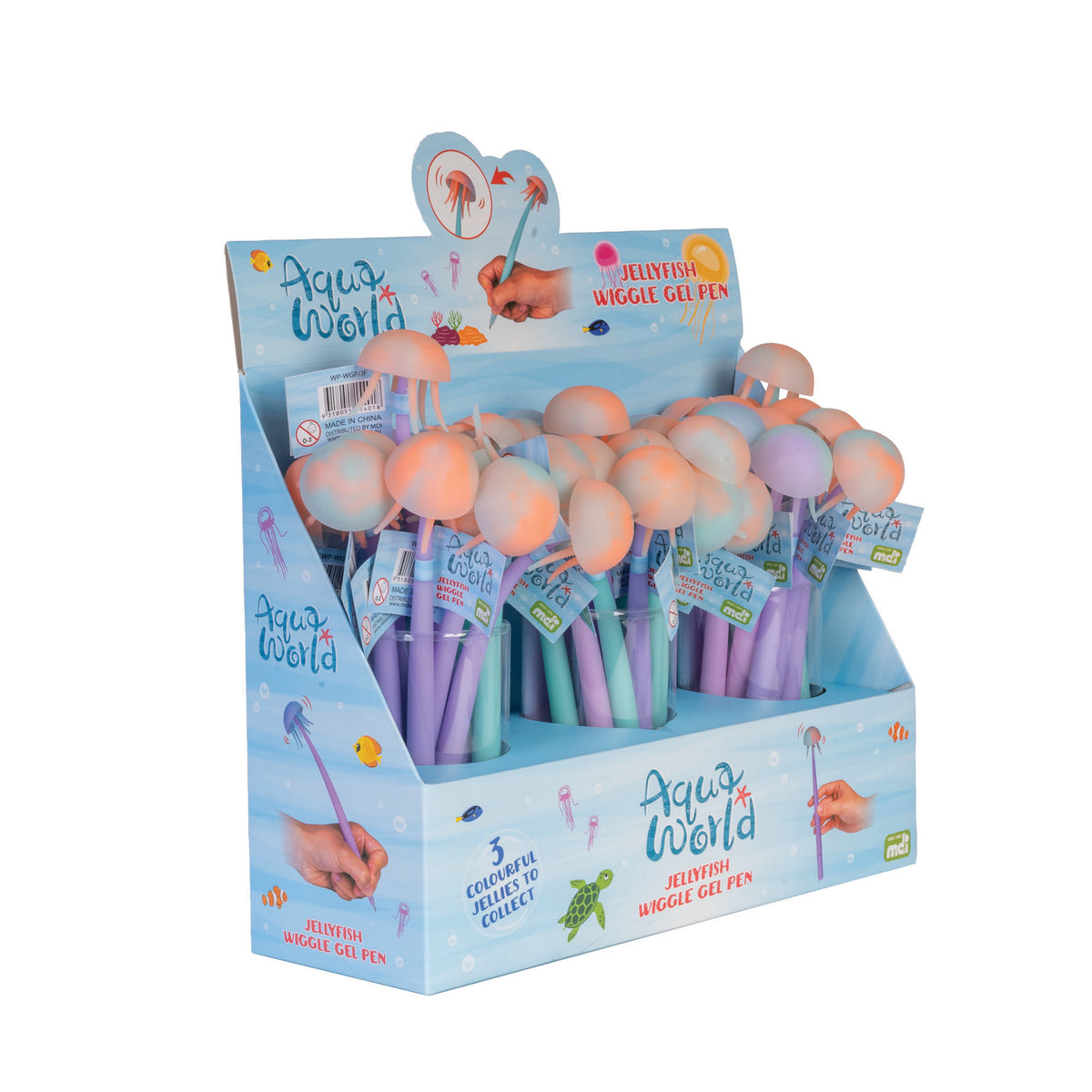 Jellyfish Wiggle Gel Pen - Pack of 48